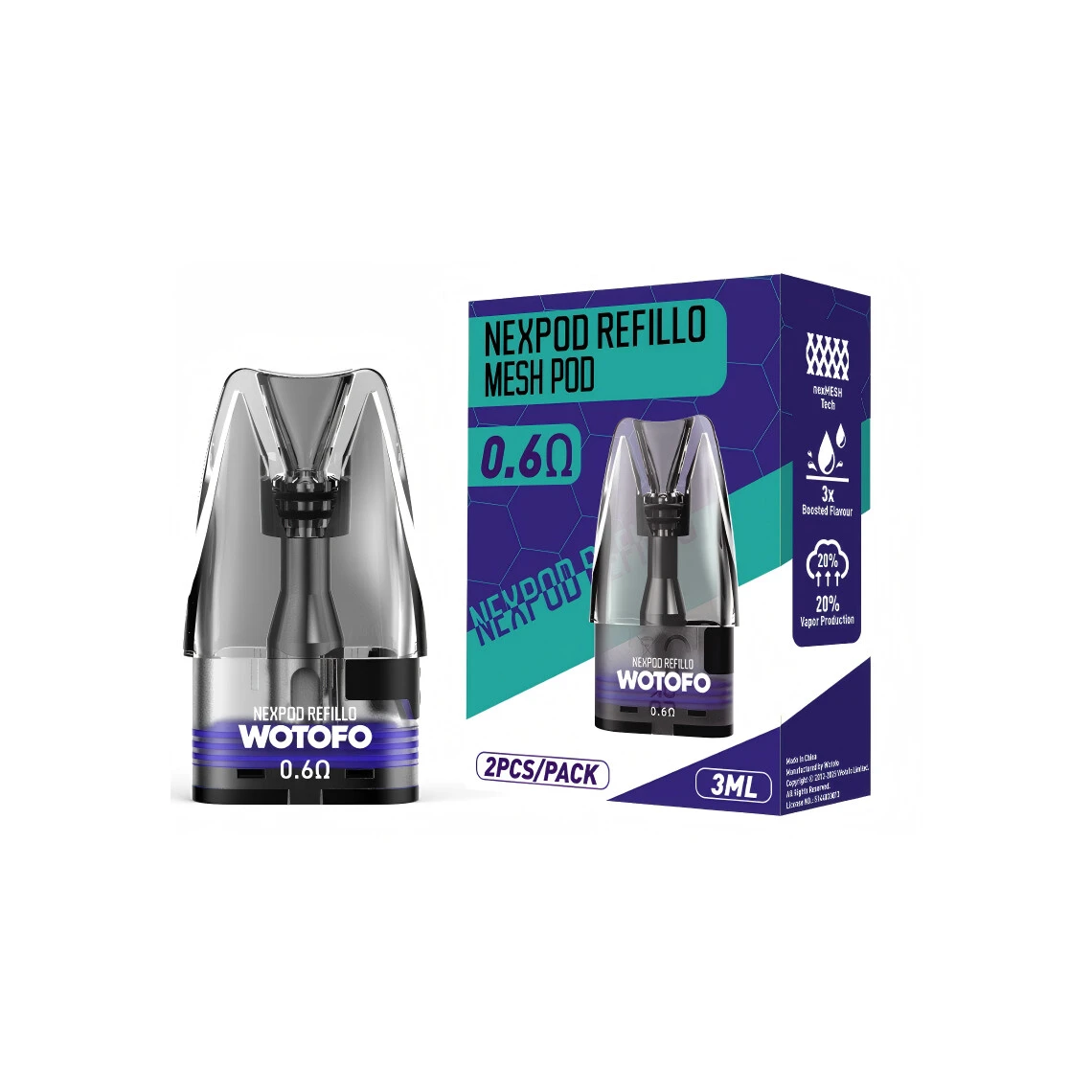 Mesh Pod 0.6Ohm