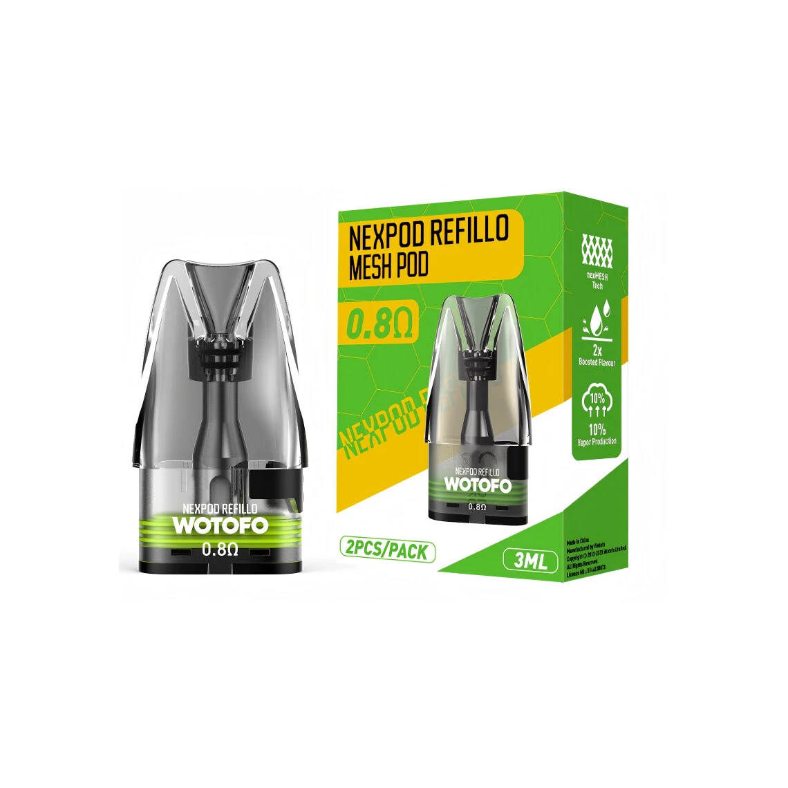 Mesh Pod 0.8Ohm