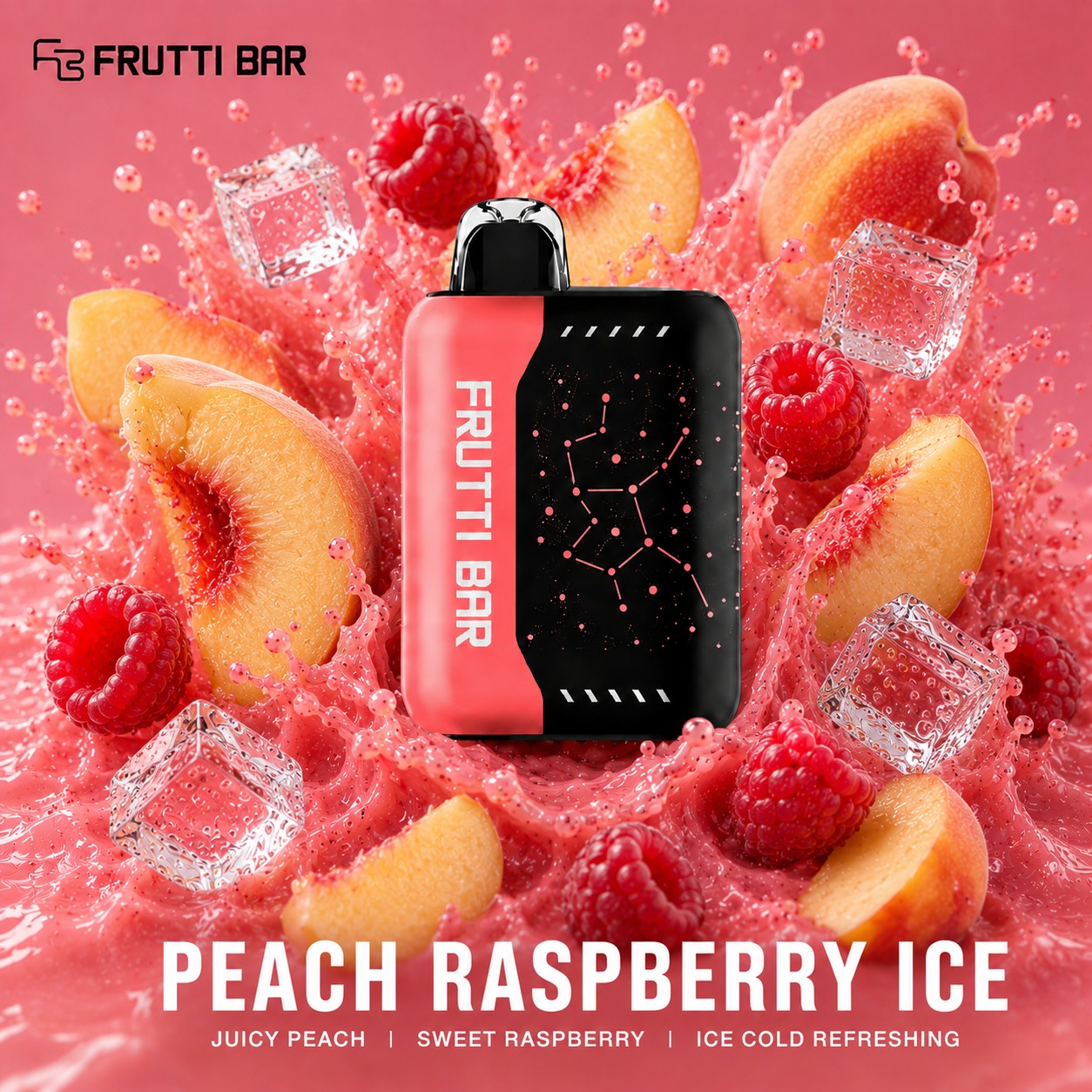 Peach Raspberry Ice 