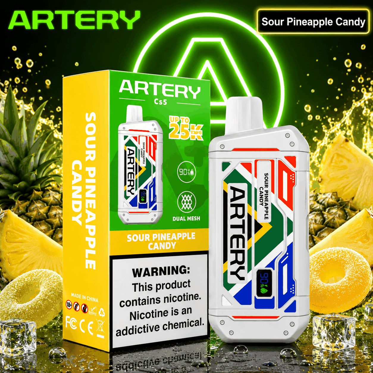 Sour Pineapple Candy 