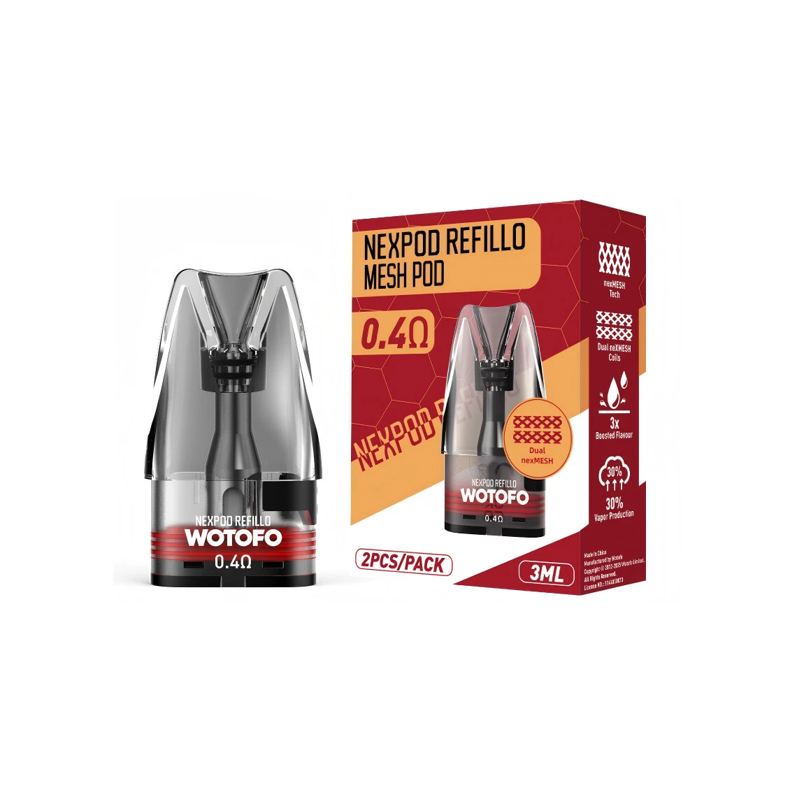 Mesh Pod 0.4Ohm